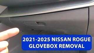 How To Remove 2021-2025 Nissan Rogue Glovebox.