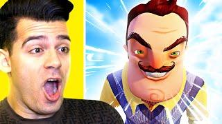 HELLO NEIGHBOR ACT 1 w Crazy Alex! Getting Easily in BASEMENT! FULL GAME (#1)