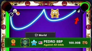WORLD TOP #1 RANK IN 8 BALL POOL - 100B WINNING World Top League!| Pedro 8BP YT