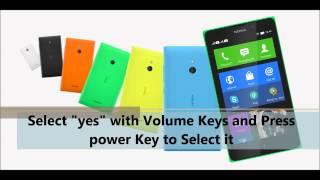 Nokia X Hard factory Reset