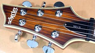 This Schecter is STACKED! | Schecter C-1 E/A Classic Zebrawood Review + Demo Schecter C-1 E/A