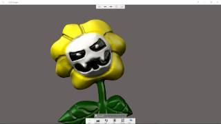 Hey! Its Flowey! - Undertale 3D Model