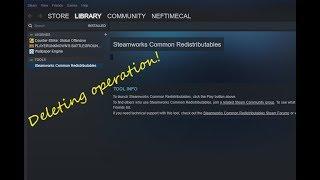 Steamworks Common Redistributables problem fix