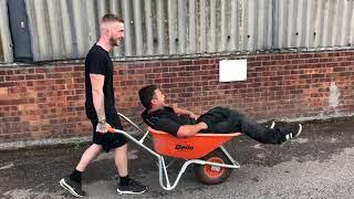 Testing the Belle warrior wheel barrow