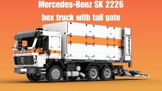 Mercedes-Benz SK 2226 box truck - Lego MOC by OldOlneyLego