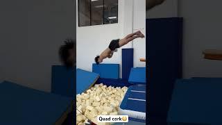 My first quad cork attempt #tumbling #trending #flip #foryou #tricking #parkour