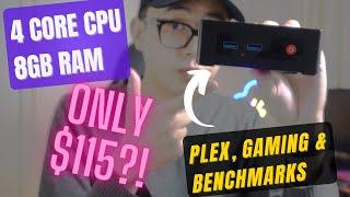 Beelink GK Mini Review Intel Celeron J4125 1080p Plex Server Beast Mini PC Gaming Benchmarks Desktop