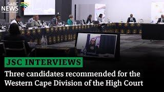 JSC Interviews I Three candidates recommended