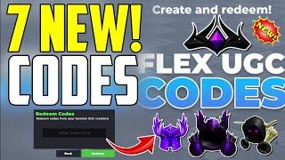 ️ALL NEW!!️ ALL WORKING CODES FOR FLEX UGC IN 2024 - ROBLOX FLEX UGC CODES