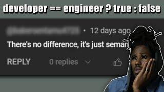 Let's set the record straight: Software Developer vs Software Engineer