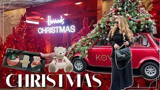 Harrods Christmas 2024 ft Food Hall, Christmas Shop, Teddy Bear | Luxury Shopping Vlog