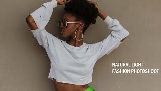 Natural Light Fashion Photoshoot | Behind The Scenes