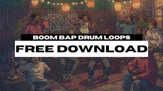 ROYALTY FREE ALL TIME HIP HOP/BOOM BAP DRUM LOOPS