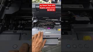 hp Smart Tank 670 printer #duplex printe #error E3 E4 E5 #best quality printer