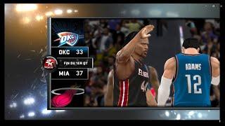 NBA 2K11 - Thunder / Heat QT break