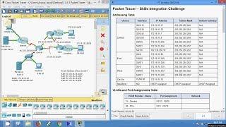 1.3.1.3 Packet Tracer - Skills Integration Challenge