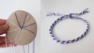 Thread Bracelet That Anyone Can Make | Kumihimo Bracelet