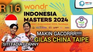 DAY 3 ROUND 16 || GANDA PUTRI INDONESIA VS CHINA TAIPE || INDONESIA MASTER II 2004 #badmintonlovers