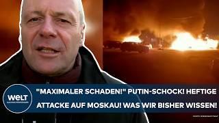 PUTINS KRIEG: "Maximaler Schaden!" Russen-Schock! Heftige Attacke auf Moskau! Ukraine schlägt zurück