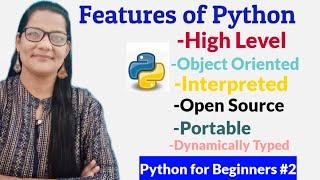 Features of Python in Hindi (Lec-2) | Zeenat Hasan Academy