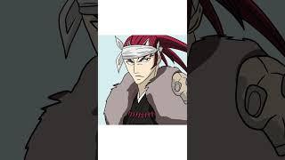 Drawing Renji Abarai Bleach Anime #Shorts
