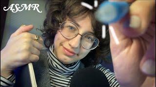 ASMR Drawing You For Your Sleep  Face Tracing / Measuring, Soft Spoken, Pencil Sounds,