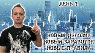 ПОПОЛНИЛ СЧЁТ И СОВЕРШИЛ ЕДИНСТВЕННУЮ СДЕЛКУ (ДЕНЬ 1) | ЗАРАБОТОК НА INTRADE.BAR