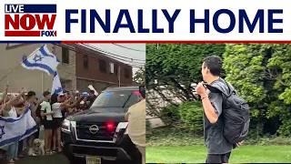 Freed American-Israeli hostage Edan Alexander returns home for first time in 19 months