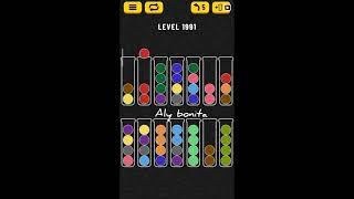 ball sort puzzle level 1991