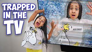 Girl Gets TRAPPED INSIDE TV, What Happens Is SHOCKING | FamousTubeFamily