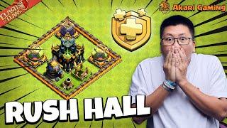 Xây Lại Ngôi Làng Rush Hall Cùng Vé Vàng Clash of clans - FTR #6 | Akari Gaming