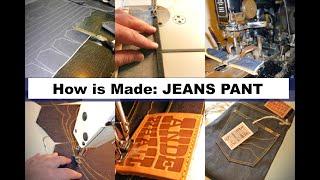 Jeans Pant Manufacturing Process - Jeans Garment Construction