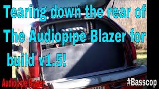 #Basscop deconstructs the Audiopipe Blazer getting ready for new amps, batterys!