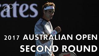 ROGER FEDERER vs NOAH RUBIN | 2017 Australian Open Round 2 | HIGHLIGHTS