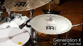 Meinl Cymbals GX-12/14TH Generation X 12"/14" Trash Hat (Stack Application)