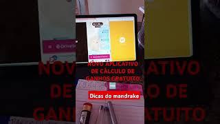 NOVO APLICATIVO DE CÁLCULO DE GANHOS GRATUITO  DICAS DO MANDRAKE 🫡