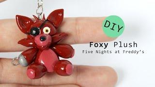 Five Nights at Freddy's Foxy Plush Polymer Clay Tutorial