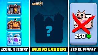 ¡NUEVO LADDER EN CLASH ROYALE!   ¿ADÍOS EMOTES x GEMAS?  - noticias season 69