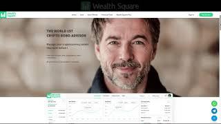 Crypto Robo Advisor : Wealth Square Platform tour