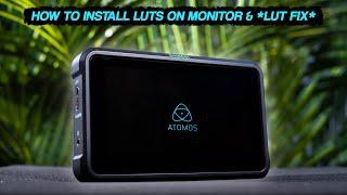 HOW TO INSTALL LUTS ON SHINOBI ATMOS MONITOR & *FIX LUTS NOT SHOWING UP*