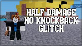 This Overpowered Glitch Makes You Take No Knockback And Half Damage | Roblox Bedwars