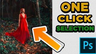 One Click Object Selection | Select Subject" in Photoshop - Easy ONE-CLICK Masking! | Photoshop