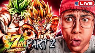 LEGENDS INFORMATION Special Edition - 7th ANNIVERSARY Part 2 LIVE REACTION! (Dragon Ball Legends)
