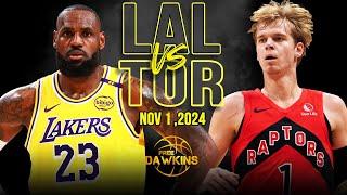 Los Angeles Lakers vs Toronto Raptors Full Game Highlights | Nov 1, 2024 | FreeDawkins