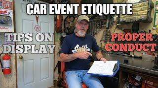 CAR SHOW ETIQUETTE AND DISPLAY TIPS