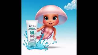 SafeSea Anti  jellyfish sting sunscreen, clear zinc oxide only .marine friendly #jellyfishprotection