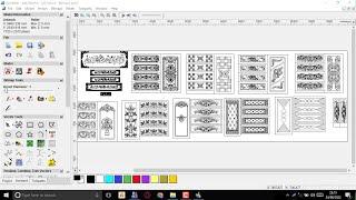 wood carving machine free design  in Dxf file ll wardrope part-2 ll Shojibcottage