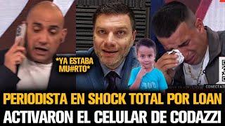 PERIODISTA EN SHOCK TOTAL POR LOAN TRAS ACTIVAR EL CELULAR DE CODAZZI