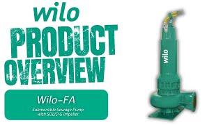 Wilo FA / FKT - Submersible Sewage Pump with Solid Impeller