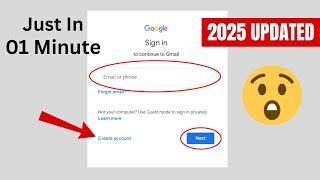 How to Create Gmail and Google Account on Laptop PC 2025 (Easiest Way)